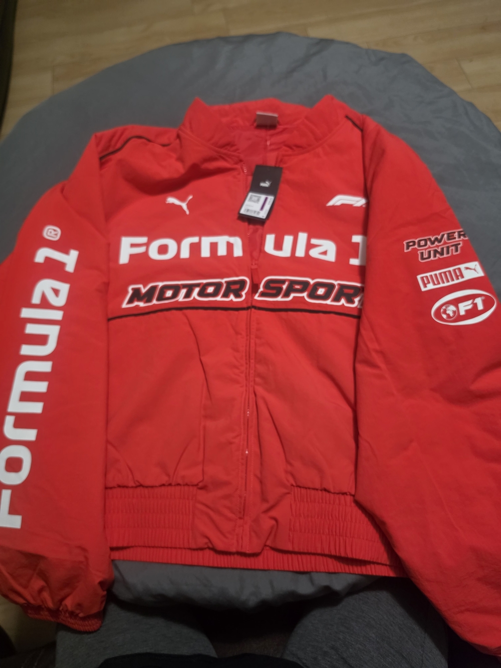 PUMA Formula 1 F1 MotorSport Pilot Jacket Pop Red Mens XXL 635353-06 NWT